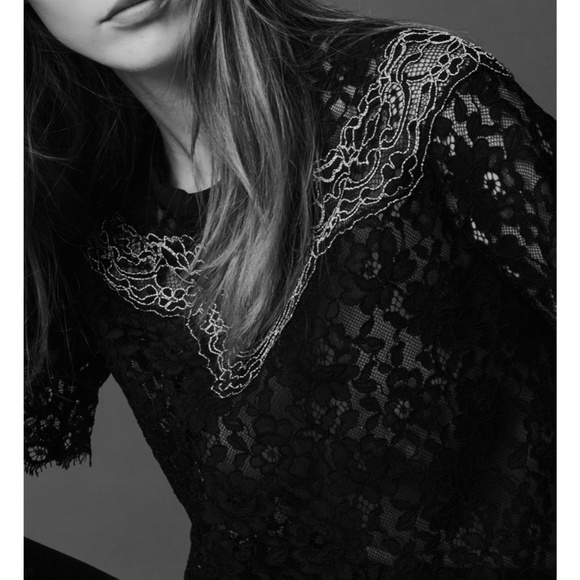 Sandro Lace CropTop - Picture 2 of 4